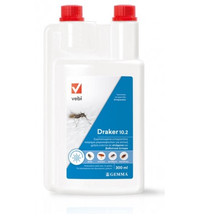 DRAKER 10.2 300 ml για ιπτάμενα και βαδιστικά έντομα