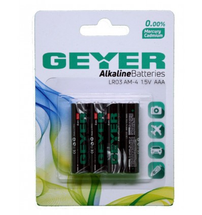 GEYER ΜΠΑΤΑΡΙΑ ΑΑΑ/ LR03 4TMX